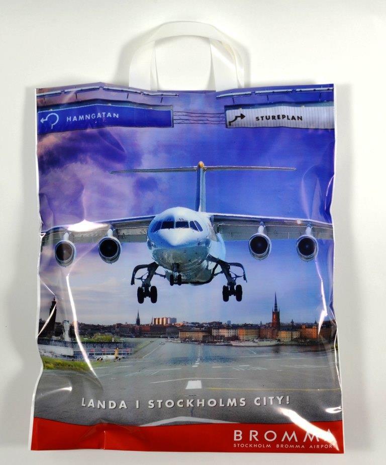 9410774  LOOP400 Plast bærepose m. trykk 400x500 mm LOOP 